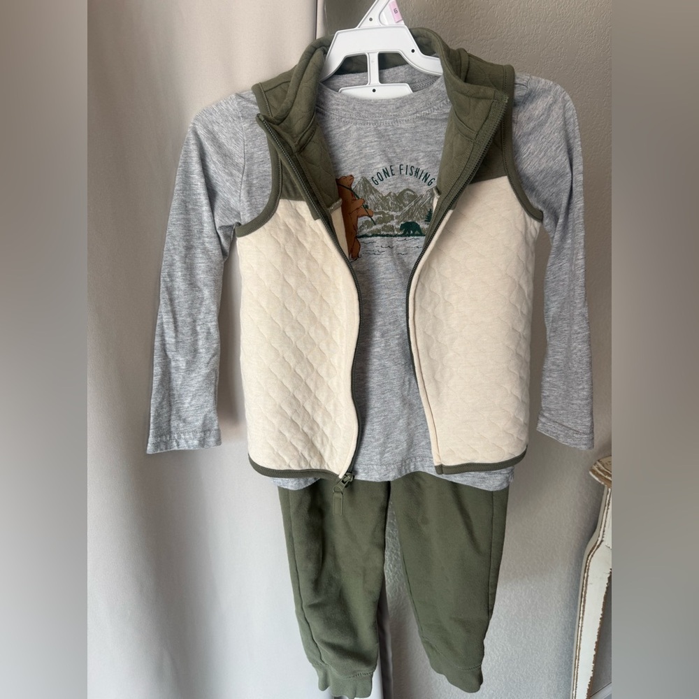 Carter's Olive Green Kids' Outfit